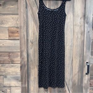 Billabong Black Floral Midi Dress
